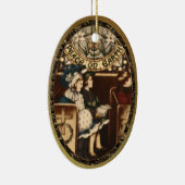 地球のヴィンテージの平和 セラミックオーナメント (右)