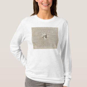 地球の一部分のとびら手の地図書 Tシャツ