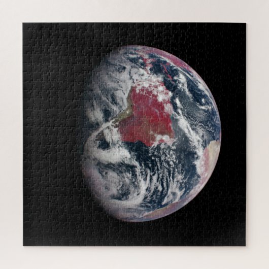 地球の上で植物の成長。 ジグソーパズル (縦)