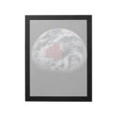 地球の上で植物の成長。 ノートパッド (回転)