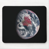 地球の上で植物の成長。 マウスパッド (正面)