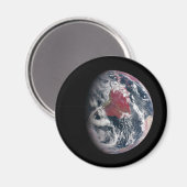 地球の上で植物の成長。 マグネット (正面/裏面)