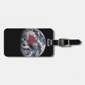 地球の上で植物の成長。 ラゲッジタグ (正面横)