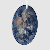 地球の上の東半球。 オーナメント (正面)