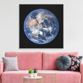 地球の上の東半球。 キャンバスプリント (インサイチュ (リビング))