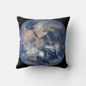 地球の上の東半球。 クッション (裏面)