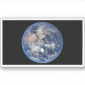 地球の上の東半球。 シール (正面)