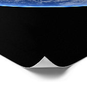 地球の上の東半球。 ポスター (角)