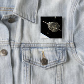 地球の上の軌道にあるハッブル宇宙望遠鏡 缶バッジ (インサイチュ)