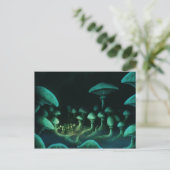 地球の下にサイエンスフィクションファンタジーの絵はがき ポストカード (スタンド正面)