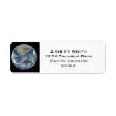 地球の世界 ラベル (正面)