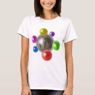 地球の世界 Tシャツ