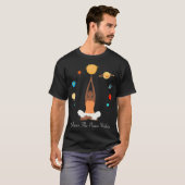 地球の中の平和を受け入れ瞑想愛よ Tシャツ (正面フル)