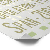 地球の人間 ポスター (角)