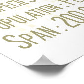 地球の人間 ポスター (角)