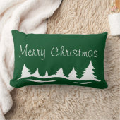 地球の休日の枕のメリークリスマスの平和 ランバークッション (ブランケット)