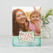 地球の休日カード青緑の311平和 シーズンカード (スタンド正面)