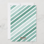 地球の休日カード青緑の311平和 シーズンカード (裏面)