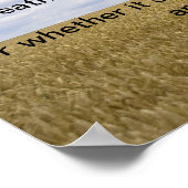 地球の偉大さ ポスター (角)