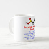 地球の全人口 – 科学Fa コーヒーマグカップ (正面左)