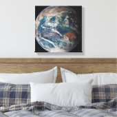 地球の全体像が世界のデータを示している キャンバスプリント (インサイチュ (寝室))