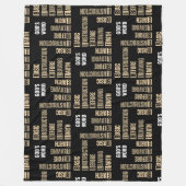 地球の前の聖書離れの基本教示 フリースブランケット (正面)