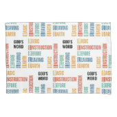 地球の前の聖書離れの基本教示 枕カバー (正面)