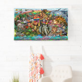 地球の動物 横断幕 (インサイチュ)