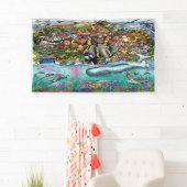 地球の動物 横断幕 (インサイチュ)