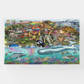 地球の動物 横断幕 (横)