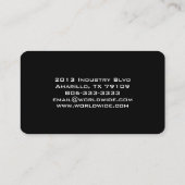 地球の名刺 名刺 (裏面)