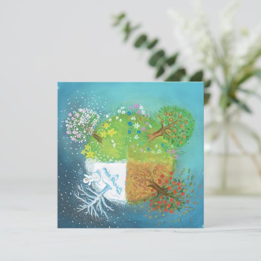 地球の四季 カード (スタンド正面)