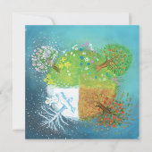 地球の四季 カード (正面)