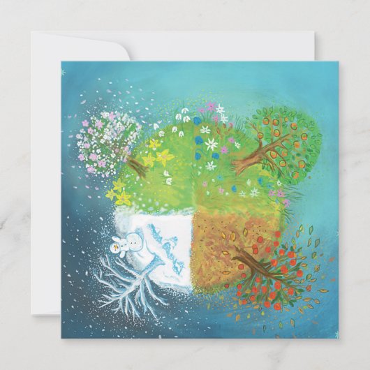 地球の四季 カード (正面)