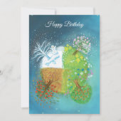 地球の四季 招待状 (正面)