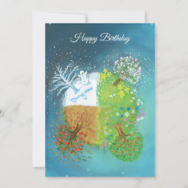 地球の四季 招待状