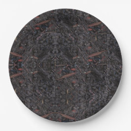 地球の土壌 ペーパープレート