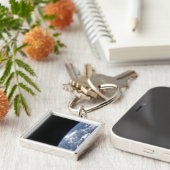 地球の地平線と宇宙2 キーホルダー (側面)