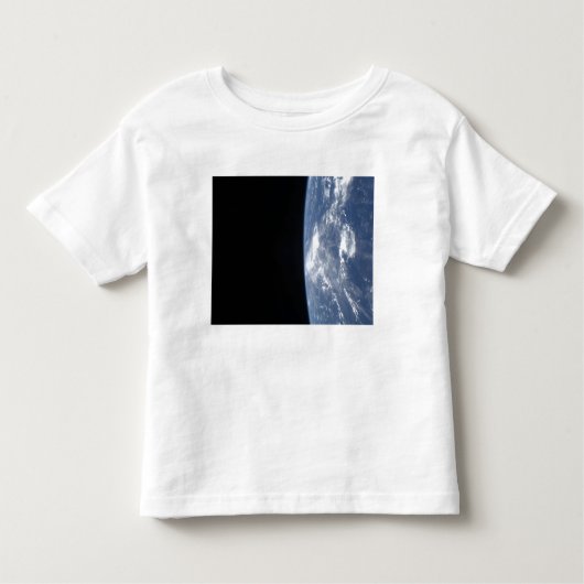地球の地平線と宇宙2 トドラーTシャツ (正面)