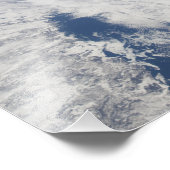 地球の地平線と宇宙2 フォトプリント            (角)