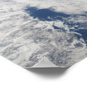 地球の地平線と宇宙2 ポスター (角)