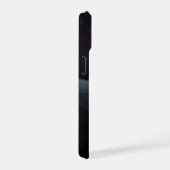 地球の地平線に沈む太陽 iPhone 15ケース (右側面)