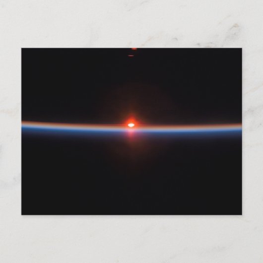 地球の地平線 ポストカード (正面)