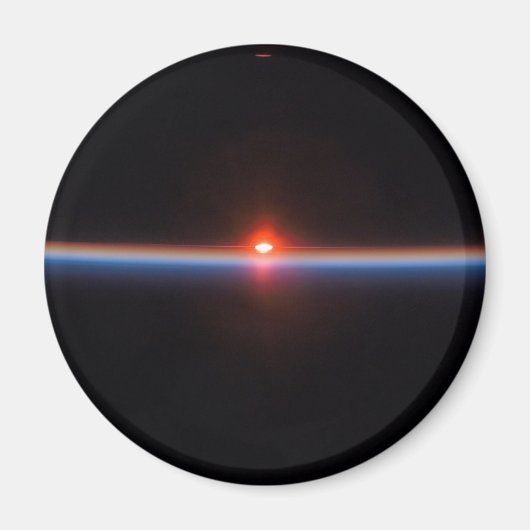 地球の地平線 マグネット (正面)