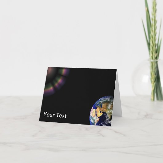 地球の地球の宇宙 カード (正面)
