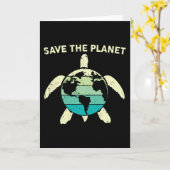 地球の地球環境を救う カード (黄色い花)