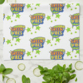 地球の地球環境デー救グリーンビア キッチンタオル (折り畳み)