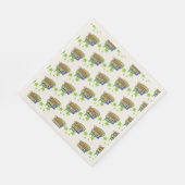 地球の地球環境デー救グリーンビア スタンダードランチョンナプキン (角)