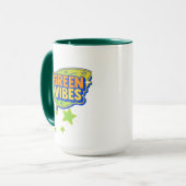 地球の地球環境デー救グリーンビア マグカップ (正面左)