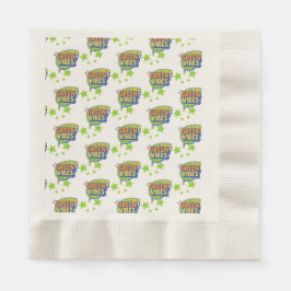 地球の地球環境デー救グリーンビア 縁ありランチョンナプキン